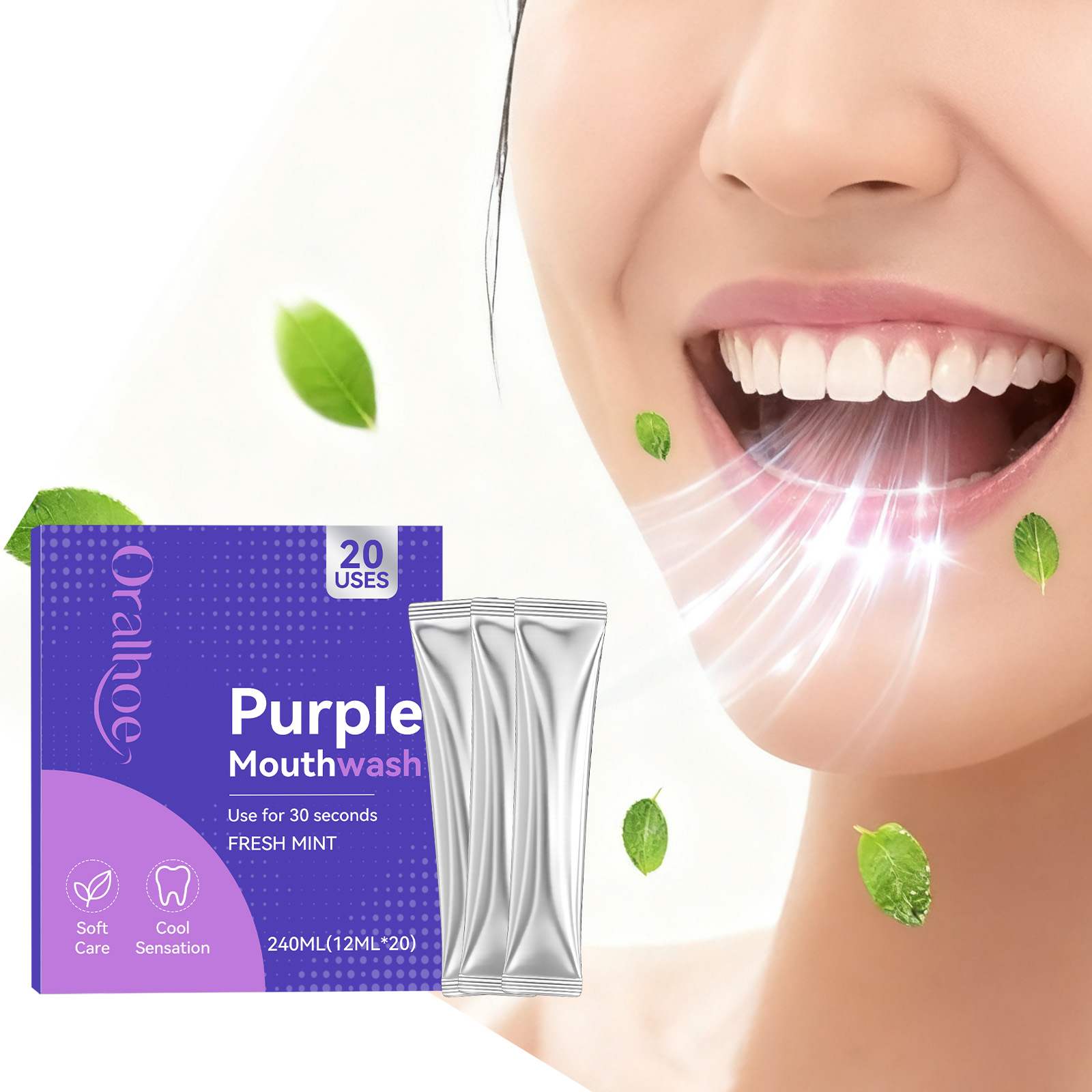 20 unidades de enjuague bucal  - Teeth Whitening Mouthwash reseña y precio