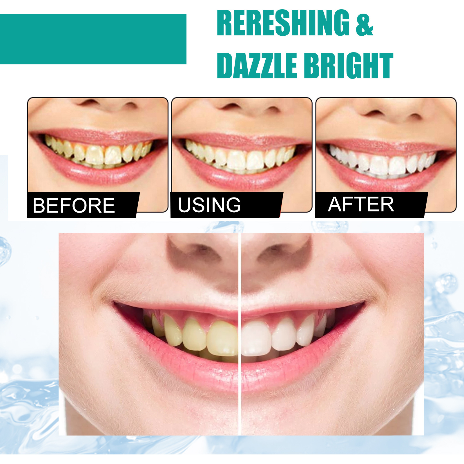 Polvo de menta para dientes, a - Teeth Whitening Near Me reseña y precio