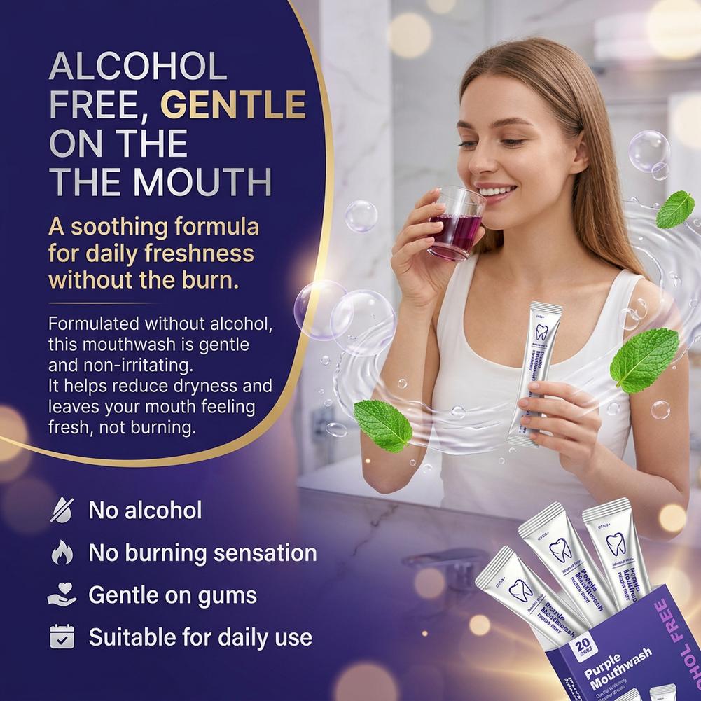 Enjuague Bucal Morado para Lim - Teeth Whitening Mouthwash reseña y precio